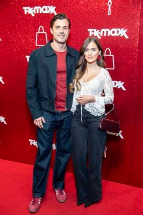 ABB TKMAXX: Tim Reitz and Vivien Grabatis appeared on the red carpet at the grand reopening of the TK Maxx store on Alexanderplatz on September 24, 2026, in Berlin, Germany
