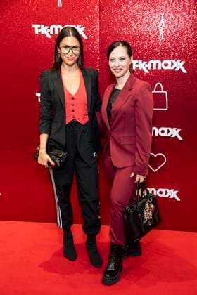 ABB TKMAXX s Zora Alber and Nadja Jo Klapper appeared on the red carpet at the grand reopening of the TK Maxx store on Alexanderplatz on September 24, 2026, in Berlin, Germany