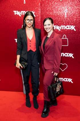 ABB TKMAXX s Zora Alber and Nadja Jo Klapper appeared on the red carpet at the grand reopening of the TK Maxx store on Alexanderplatz on September 24, 2026, in Berlin, Germany