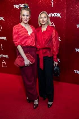 ABB TKMAXX: Anna Hofbauer and Sissi Melzer appeared on the red carpet at the grand reopening of the TK Maxx store on Alexanderplatz on September 24, 2026, in Berlin, Germany
