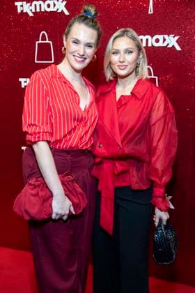 ABB TKMAXX: Anna Hofbauer and Sissi Melzer appeared on the red carpet at the grand reopening of the TK Maxx store on Alexanderplatz on September 24, 2026, in Berlin, Germany