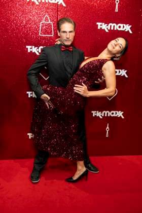 ABB TKMAXX s Christian Polanc and Laura Brand appeared on the red carpet at the grand reopening of the TK Maxx store on Alexanderplatz on September 24, 2026, in Berlin, Germany