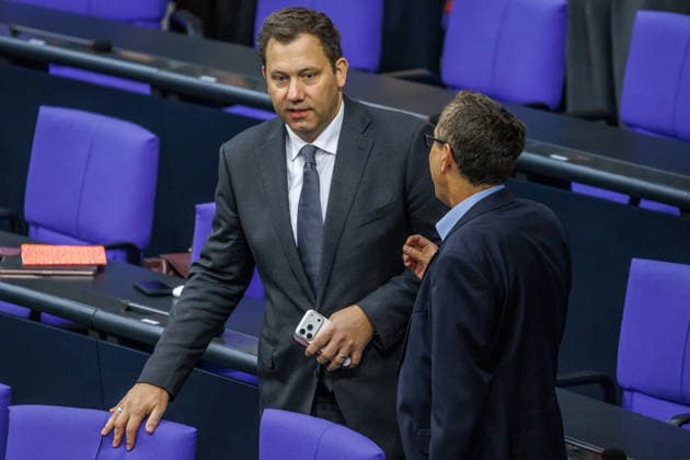 Lars Klingbeil (SPD), Federal Minister of Finance, in the German Bundestag on September 25, 2026, in Berlin, Berlin, Berlin, Germany, Bundestag