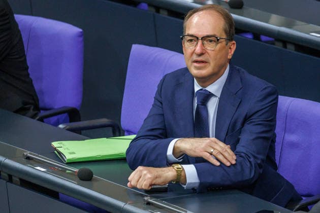 Bundestag Alexander Dobrindt CSU, Federal Minister of the Interior, at the German Bundestag on September 25, 2026, in Berlin, Berlin, Germany, Bundestag