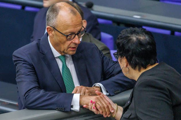 Bundestag, Chancellor Friedrich Merz, CDU, in the German Bundestag on September 25, 2026, in Berlin, Berlin, Germany, Bundestag