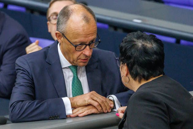 Bundestag, Chancellor Friedrich Merz, CDU, in the German Bundestag on September 25, 2026, in Berlin, Berlin, Germany, Bundestag
