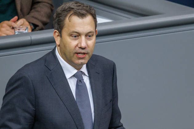 Lars Klingbeil (SPD), Federal Minister of Finance, in the German Bundestag on September 25, 2026, in Berlin, Berlin, Germany, Bundestag