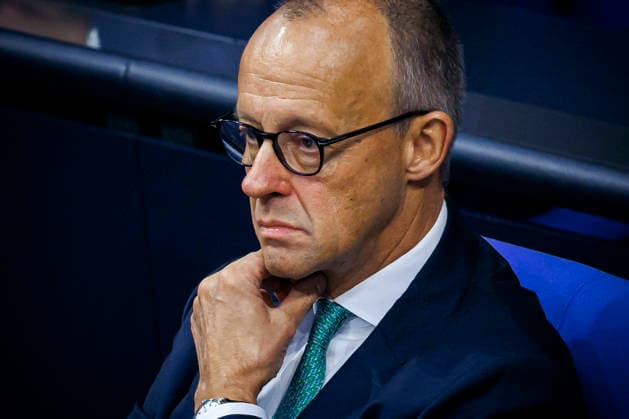 Friedrich Merz (CDU), Chancellor of Germany, photographed in the plenary session of the German Bundestag in Berlin, September 25, 2026, Berlin, Germany Copyright: xThomasxTrutschelx