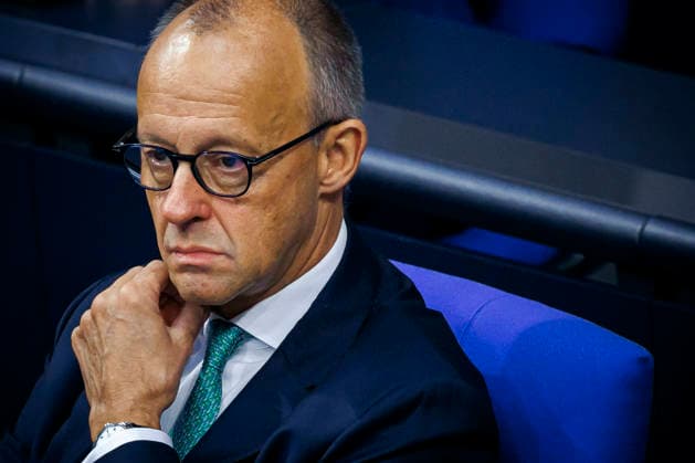 Friedrich Merz (CDU), Chancellor of Germany, photographed in the plenary session of the German Bundestag in Berlin, September 25, 2026, Berlin, Germany Copyright: xThomasxTrutschelx