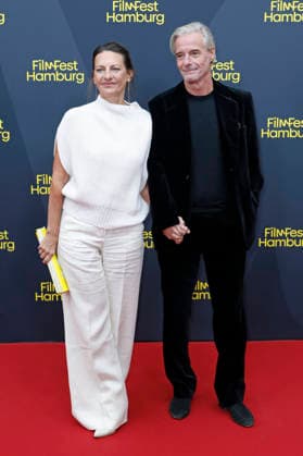 Catrin Striebeck and Jonas Landerschier at the festival opening, featuring the premiere of the feature film *The Idiot* at the 34th Filmfest Hamburg 2026 at Cinemaxx Dammtor in Hamburg, September 24, 2026 Foto:xC.xTamckex xFuturexImagex filmfest_hh_6814