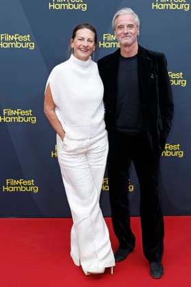 Catrin Striebeck and Jonas Landerschier at the festival opening, featuring the premiere of the feature film *The Idiot* at the 34th Filmfest Hamburg 2026 at Cinemaxx Dammtor in Hamburg, September 24, 2026 Foto:xC.xTamckex xFuturexImagex filmfest_hh_6816