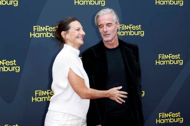 Catrin Striebeck and Jonas Landerschier at the festival opening, featuring the premiere of the feature film *The Idiot* at the 34th Filmfest Hamburg 2026 at Cinemaxx Dammtor in Hamburg, September 24, 2026 Foto:xC.xTamckex xFuturexImagex filmfest_hh_6819