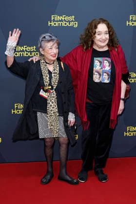 Brigitte Janner and Mechthild Großmann at the festival opening, featuring the premiere of the feature film *The Idiots* at the 34th Filmfest Hamburg 2026 at Cinemaxx Dammtor in Hamburg, September 24, 2026 Foto:xC.xTamckex xFuturexImagex filmfest_hh_6845
