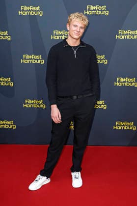 Lenny Scheibner at the festival opening, featuring the premiere of the feature film *The Idiots* at the 34th Filmfest Hamburg 2026 at Cinemaxx Dammtor in Hamburg, September 24, 2026 Foto:xC.xTamckex xFuturexImagex filmfest_hh_6877