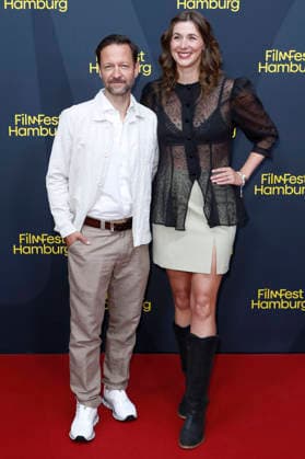 David Wehle and Andrea Gerhard at the festival opening, featuring the premiere of the feature film *The Idiots* at the 34th Filmfest Hamburg 2026 at Cinemaxx Dammtor in Hamburg, September 24, 2026 Foto:xC.xTamckex xFuturexImagex filmfest_hh_6891