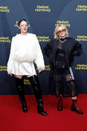 Mulay and Josi Miller at the festival opening, featuring the premiere of the feature film *The Idiots* at the 34th Filmfest Hamburg 2026 at Cinemaxx Dammtor in Hamburg, September 24, 2026 Foto:xC.xTamckex xFuturexImagex filmfest_hh_6892