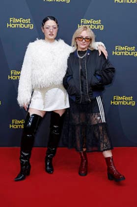Mulay and Josi Miller at the festival opening, featuring the premiere of the feature film *The Idiots* at the 34th Filmfest Hamburg 2026 at Cinemaxx Dammtor in Hamburg, September 24, 2026 Foto:xC.xTamckex xFuturexImagex filmfest_hh_6894