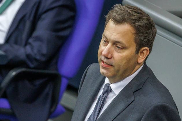 Lars Klingbeil (SPD), Federal Minister of Finance, in the German Bundestag on September 25, 2026, in Berlin, Berlin, Berlin, Germany, Bundestag