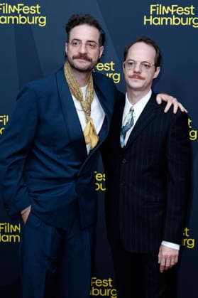 Fridolin Sandmeyer and Merlin Sandmeyer at the festival opening, featuring the premiere of the feature film *The Idiots* at the 34th Filmfest Hamburg 2026 at Cinemaxx Dammtor in Hamburg, September 24, 2026 Foto:xC.xTamckex xFuturexImagex filmfest_hh_6911