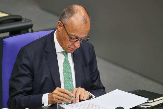 Berlin, Germany, September 25, 2026 German Bundestag 97th Session of the Bundestag Chancellor Friedrich Merz, CDU Copyright: xdtsxNachrichtenagenturx dts_136428