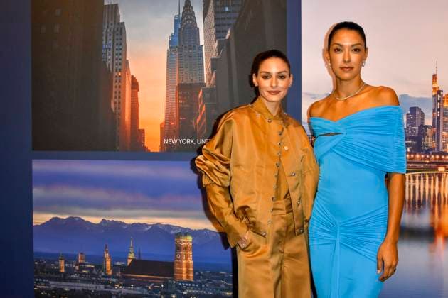 ABB GUERLAIN Rebecca Mir and Olivia Palermo, models, attended the celebration marking the launch of the Maison Guerlain brand at the Lofthouse on September 24, 2026, in Düsseldorf. Guerlain is a French cosmetics company based in North Rhine-Westphalia, Germany.