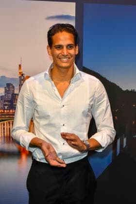 ABB GUERLAIN Kevin von Anhalt attended the celebration marking the launch of the Maison Guerlain brand at the Lofthouse on September 24, 2026, in Düsseldorf. Guerlain is a French cosmetics company based in North Rhine-Westphalia, Germany.