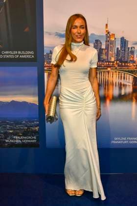 ABB GUERLAIN: Annemarie Carpendale, solo guest performer at the launch event for the Maison Guerlain brand at the Lofthouse on September 24, 2026, in Düsseldorf. Guerlain is a French cosmetics company based in North Rhine-Westphalia, Germany.