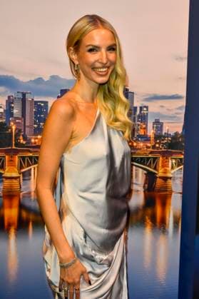 ABB GUERLAIN Leonie Sophie Hanne, a German influencer, attended the launch event for the Maison Guerlain brand at the Lofthouse on September 24, 2026, in Düsseldorf. Guerlain is a French cosmetics company based in North Rhine-Westphalia, Germany.