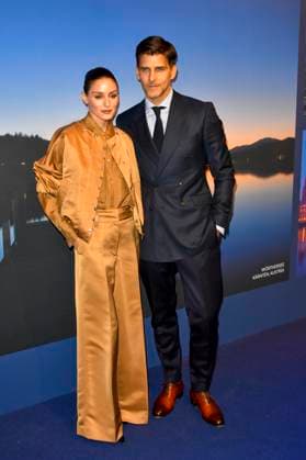 ABB GUERLAIN Olivia Palermo and Johannes Huebl attended the launch party for the Maison Guerlain brand at the Lofthouse on September 24, 2026, in Düsseldorf. Guerlain is a French cosmetics company based in North Rhine-Westphalia, Germany.