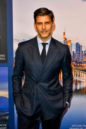 ABB GUERLAIN Johannes Huebl, model, attended the celebration marking the launch of the Maison Guerlain brand at the Lofthouse on September 24, 2026, in Düsseldorf. Guerlain is a French cosmetics company based in North Rhine-Westphalia, Germany.