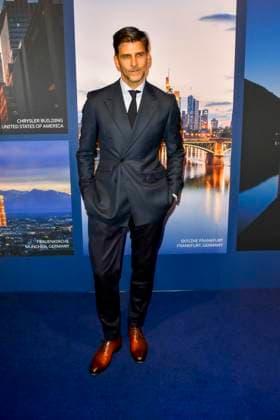 ABB GUERLAIN Johannes Huebl, model, attended the celebration marking the launch of the Maison Guerlain brand at the Lofthouse on September 24, 2026, in Düsseldorf. Guerlain is a French cosmetics company based in North Rhine-Westphalia, Germany.