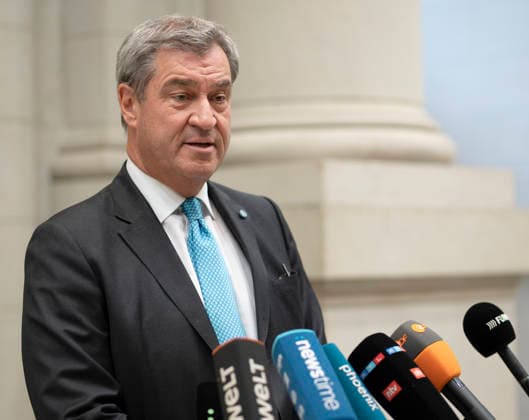 Markus Söder, 1068th Session of the Bundesrat, EUR, Germany, Berlin, September 25, 2026 Markus Söder, CSU Minister-President of the