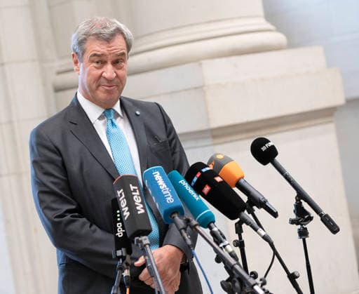 Markus Söder, 1068th Session of the Bundesrat, EUR, Germany, Berlin, September 25, 2026 Markus Söder, CSU Minister-President of the