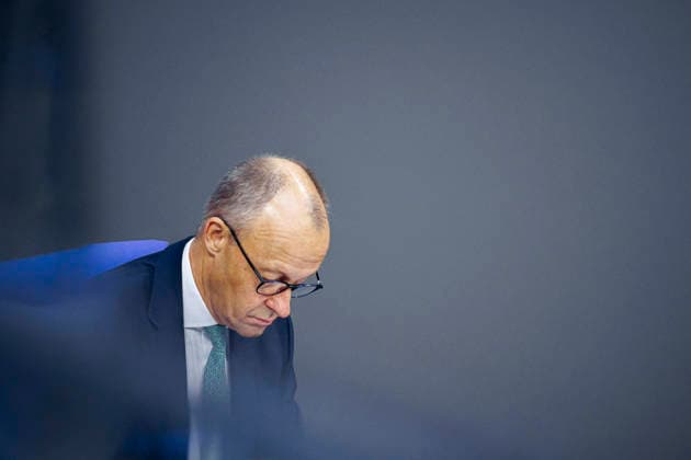 Friedrich Merz (CDU), Chancellor of Germany, photographed during a plenary session of the German Bundestag in Berlin, September 25, 2026, Berlin, Germany Copyright: xThomasxTrutschelx
