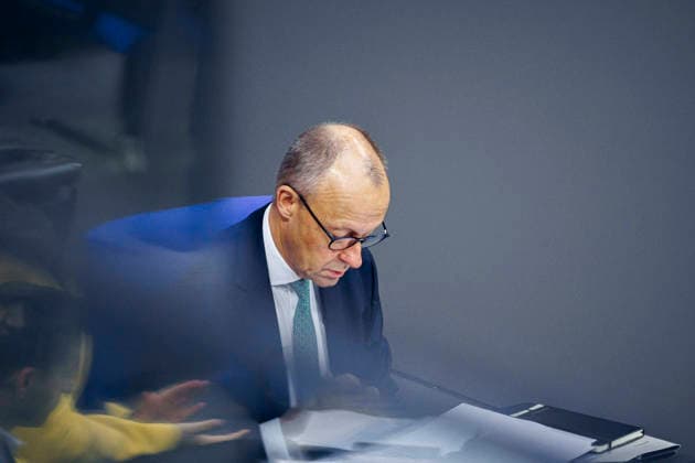 Friedrich Merz (CDU), Chancellor of Germany, photographed during a plenary session of the German Bundestag in Berlin, September 25, 2026, Berlin, Germany Copyright: xThomasxTrutschelx