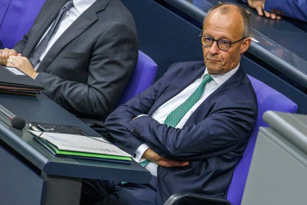 Bundestag, Chancellor Friedrich Merz, CDU, at the German Bundestag on September 25, 2026, in Berlin, Berlin, Germany, Bundestag
