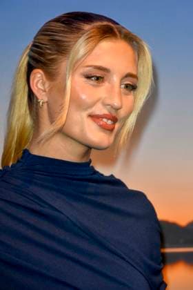 ABB GUERLAIN Luna Schweiger attended the launch event for the Maison Guerlain brand at the Lofthouse on September 24, 2026, in Düsseldorf. Guerlain is a French cosmetics company based in North Rhine-Westphalia, Germany.
