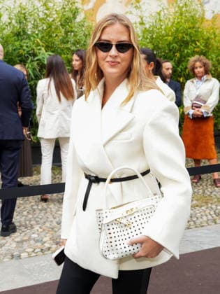 IPA88947191 - Milan, Milan Women™s Fashion Week Spring Summer 2027 - Women™s Fashion, Spring Summer 2027 - Tod™s fashion show - guests pictured: Valentina Ferragni  Copyright: xRiccardoxGiordanox xRiccardoxGiordanox IPA88947191