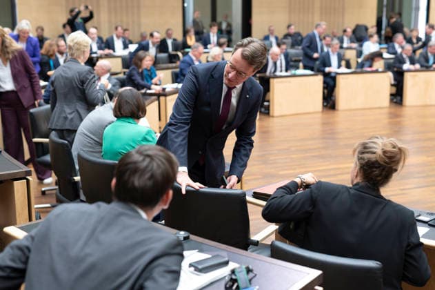 Hendrik Wüst, 1068th Session of the Bundesrat, EUR, Germany, Berlin, September 25, 2026 Hendrik Wüst, CDU Minister-President of Nor