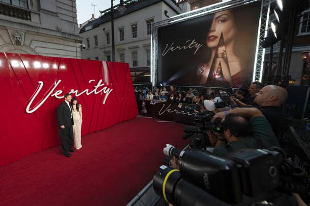 Josh Hartnett and Dakota Johnson at the special screening of the movie *Verity: Dark Secrets* at the Curzon Mayfair in London, September 24, 2026 Foto:xS.xVasx xFuturexImagex verity_6934