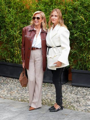 IPA88947206 - Milan, Milan Women™s Fashion Week Spring Summer 2027 - Women™s Fashion, Spring Summer 2027 - Tod™s fashion show - guests pictured: Marina di Guardo, Valentina Ferragni  Copyright: xRiccardoxGiordanox xRiccardoxGiordanox IPA88947206