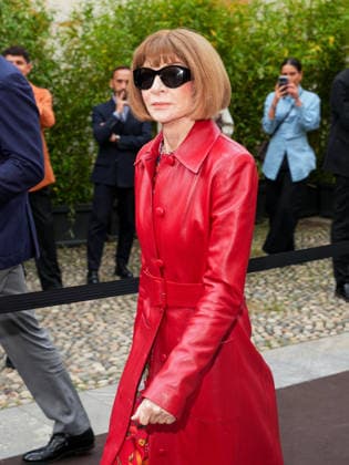 IPA88947209 - Milan, Milan Women™s Fashion Week Spring Summer 2027 - Women™s Fashion, Spring Summer 2027 - Tod™s fashion show - guests pictured: Anna Wintour  Copyright: xRiccardoxGiordanox xRiccardoxGiordanox IPA88947209