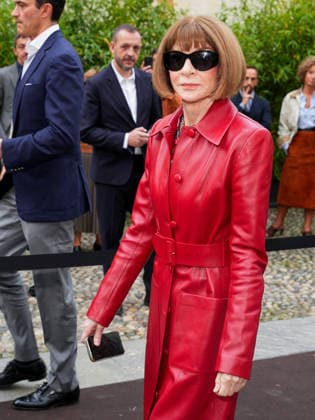 IPA88947213 - Milan, Milan Women™s Fashion Week Spring Summer 2027 - Women™s Fashion, Spring Summer 2027 - Tod™s fashion show - guests pictured: Anna Wintour  Copyright: xRiccardoxGiordanox xRiccardoxGiordanox IPA88947213