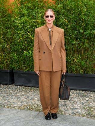 IPA88947232 - Milan, Milan Women™s Fashion Week Spring Summer 2027 - Women™s Fashion, Spring Summer 2027 - Tod™s fashion show - guests pictured: Chiara Ferragni  Copyright: xRiccardoxGiordanox xRiccardoxGiordanox IPA88947232