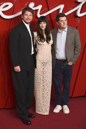 Josh Hartnett, Dakota Johnson, and Michael Showalter at the special screening of the movie *Verity: Dark Secrets* at the Curzon Mayfair in London, September 24, 2026 Foto:xS.xVasx xFuturexImagex verity_6946