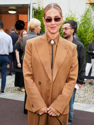 IPA88947222 - Milan, Milan Women™s Fashion Week Spring Summer 2027 - Women™s Fashion, Spring Summer 2027 - Tod™s fashion show - guests pictured: Chiara Ferragni  Copyright: xRiccardoxGiordanox xRiccardoxGiordanox IPA88947222