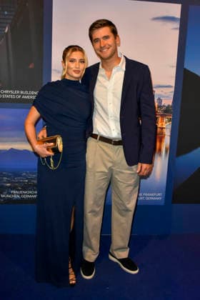 ABB GUERLAIN Luna Schweiger and her boyfriend Lucas Wenz, a show jumper, attended the celebration marking the launch of the Maison Guerlain brand at the Lofthouse on September 24, 2026, in Düsseldorf. Guerlain is a French cosmetics company based in North Rhine-Westphalia, Germany.