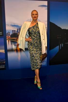ABB GUERLAIN s Franziska Knuppe attended the launch event for the Maison Guerlain brand at the Lofthouse on September 24, 2026, in Düsseldorf. Guerlain is a French cosmetics company based in North Rhine-Westphalia, Germany.