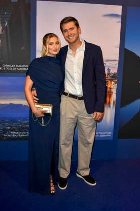 ABB GUERLAIN Luna Schweiger and her boyfriend Lucas Wenz, a show jumper, attended the celebration marking the launch of the Maison Guerlain brand at the Lofthouse on September 24, 2026, in Düsseldorf. Guerlain is a French cosmetics company based in North Rhine-Westphalia, Germany.
