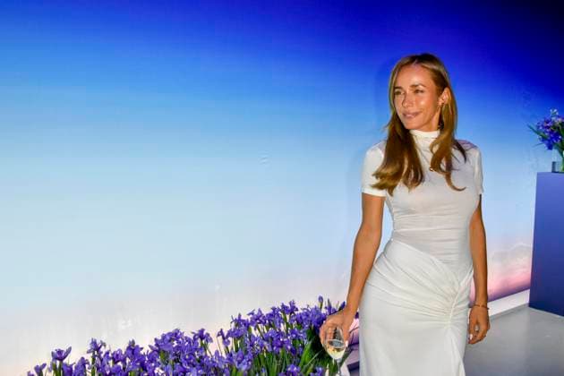 ABB GUERLAIN: Annemarie Carpendale, solo guest performer at the launch event for the Maison Guerlain brand at the Lofthouse on September 24, 2026, in Düsseldorf. Guerlain is a French cosmetics company based in North Rhine-Westphalia, Germany.